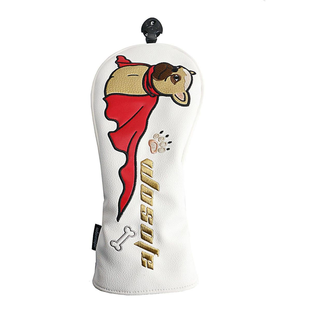Golf Club Cover Portable Golf Club Head Cover Protector White