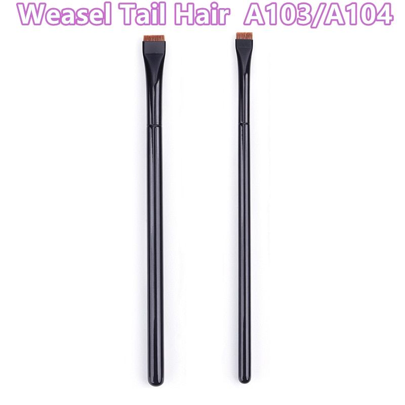 Angled Eyebrow Brush Eyeliner Brush Liquid Flat Eyeliner Brush Thin Eyebrow Concealer Brush Eye Makeup Brushes Makeup Tools No Logo A103 A104