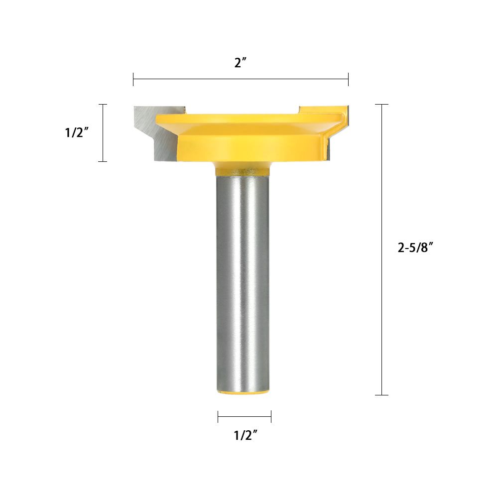 1/2" Shank Drawer Front Joint Straight Rail   Stile Router