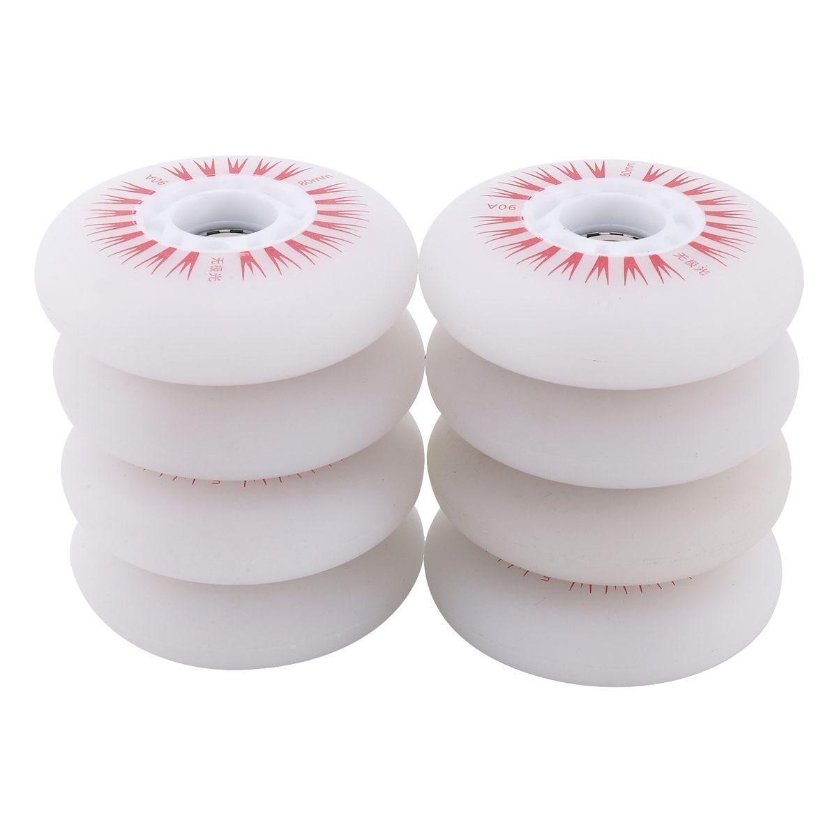 8PCS Roller Skates Flash Wheel Pulley Sub-Aurora