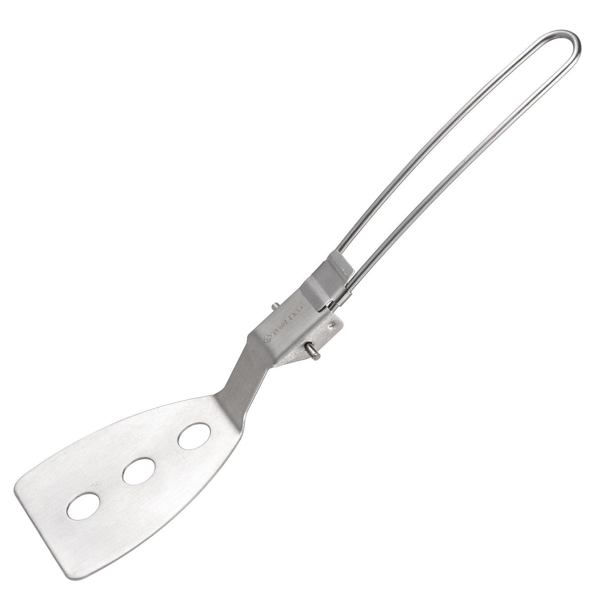 TOMSHOO Stainless Steel Folding Spatula Turner for Outdoor Cooking Camping Hiking BBQ Picnics
