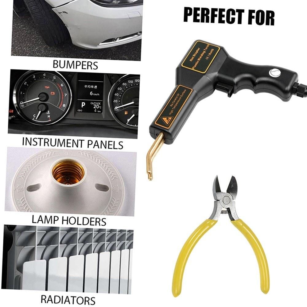 25W Hot Stapler Plastic Welding Machine Car Bumper Repair Kit Welding Repairing Machine Welder Gun Repair EU Plug