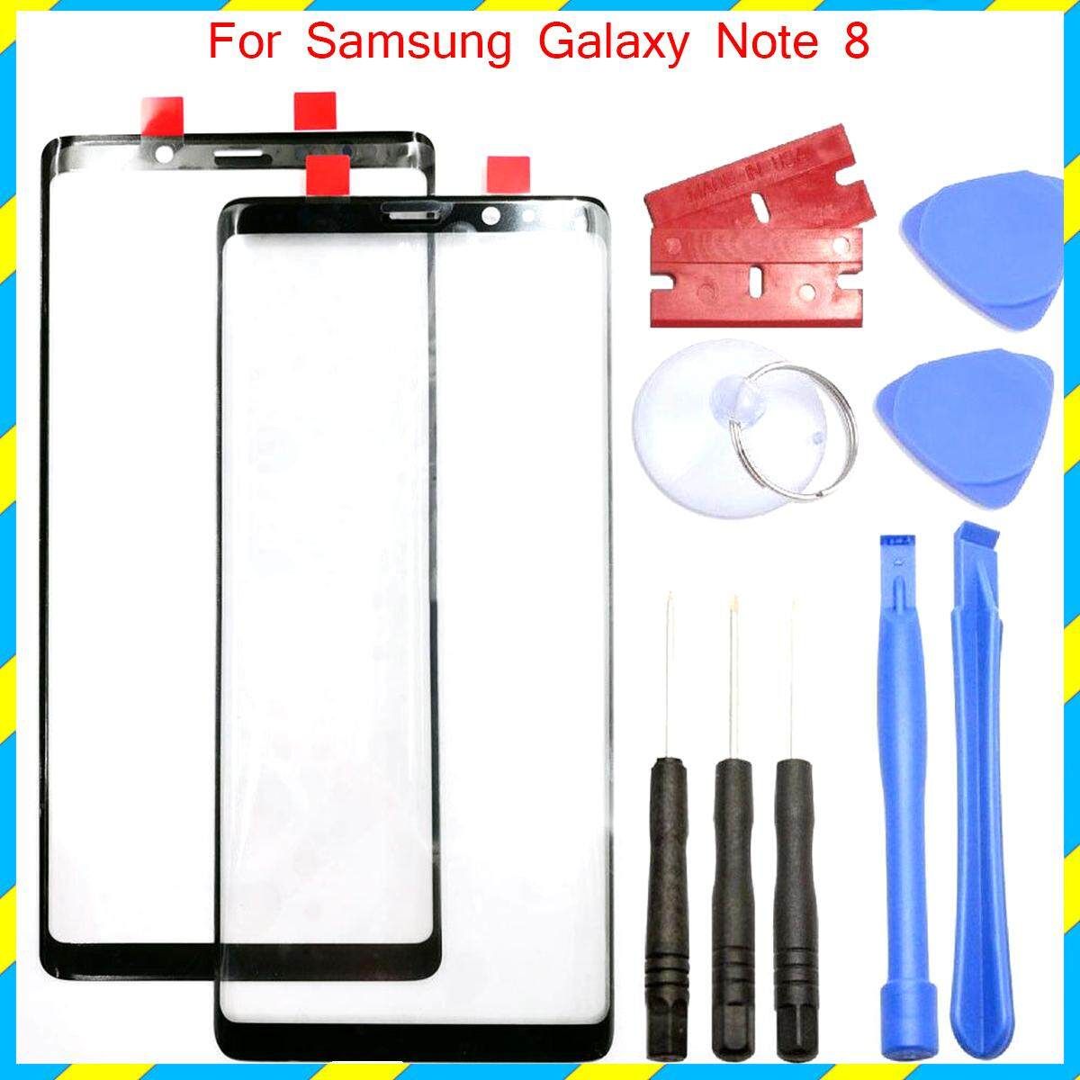 Front Glass Outer Touch Screen Black Lens For Samsung Galaxy Note 8