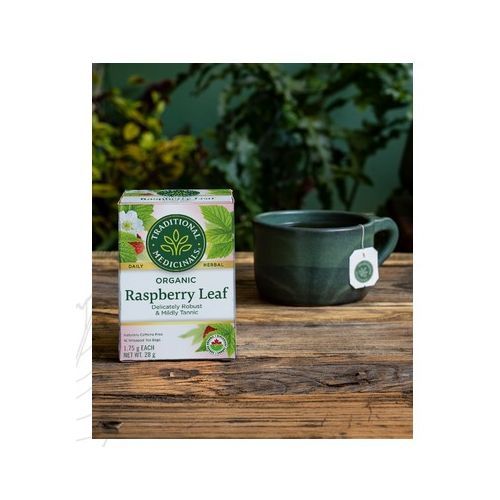 Organic Raspberry Leaf Herbal Wrapped Tea Bags, 16 Ct