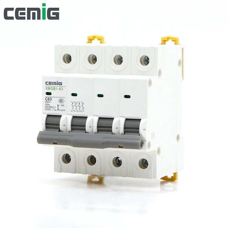 4P Breaker MCB Miniature Cemig 50 Circuit 60Hz SMGB1-63