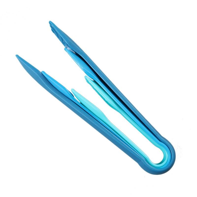 3Pcs 6/8/10inch Silicone Tongs Bread Salad Clip-Green