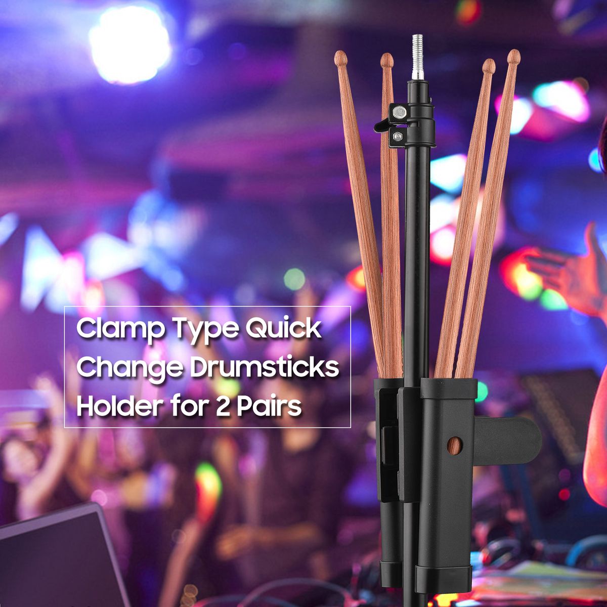 Drumsticks Holder Brush Holder Drumstick Grabber Stick
