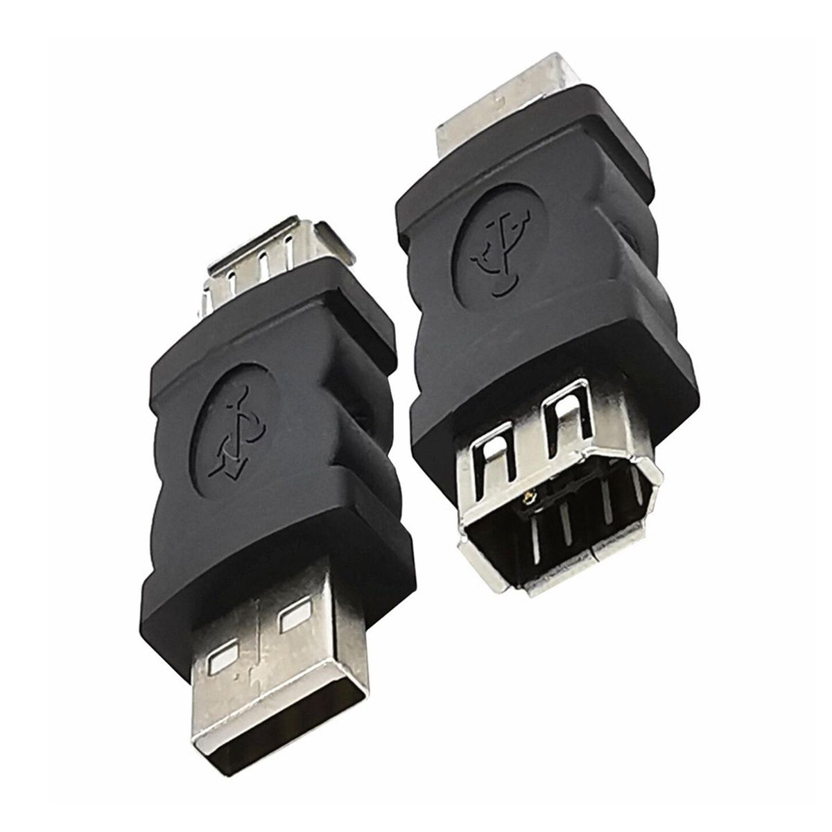 Firewire IEEE 1394 6 Pin Female To USB Male Adaptor Plug For Hard Disk