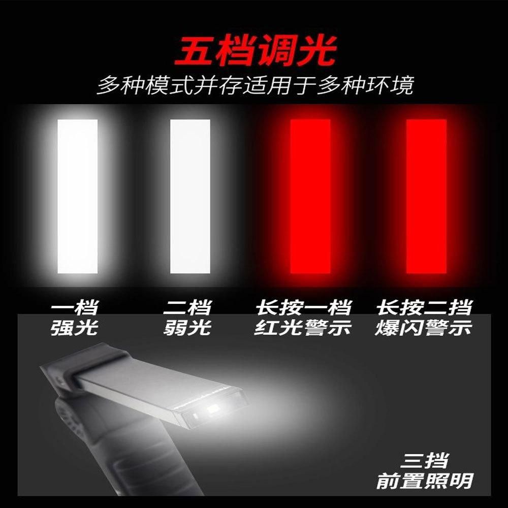 Multifunctional rechargeable cob work light led maintenance light folding car magnet flashlight maintenance outdoor tent light 1200ma	W52 L 1200ma