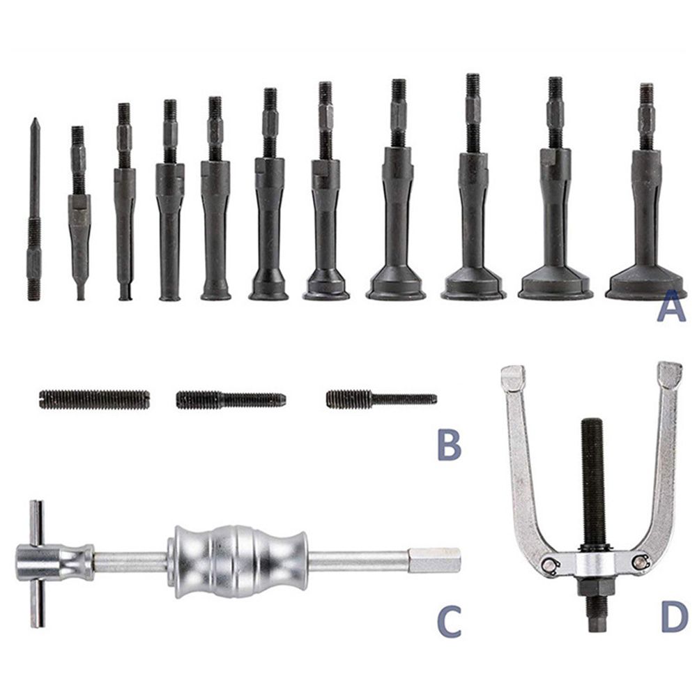 16 PCS Blind Hole Collet Bearing Race And Seal Puller Kit