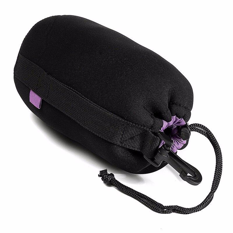 Thick Protective Neoprene Drawstring Pouch Bag Case Cover For DSLR Camera Lens S