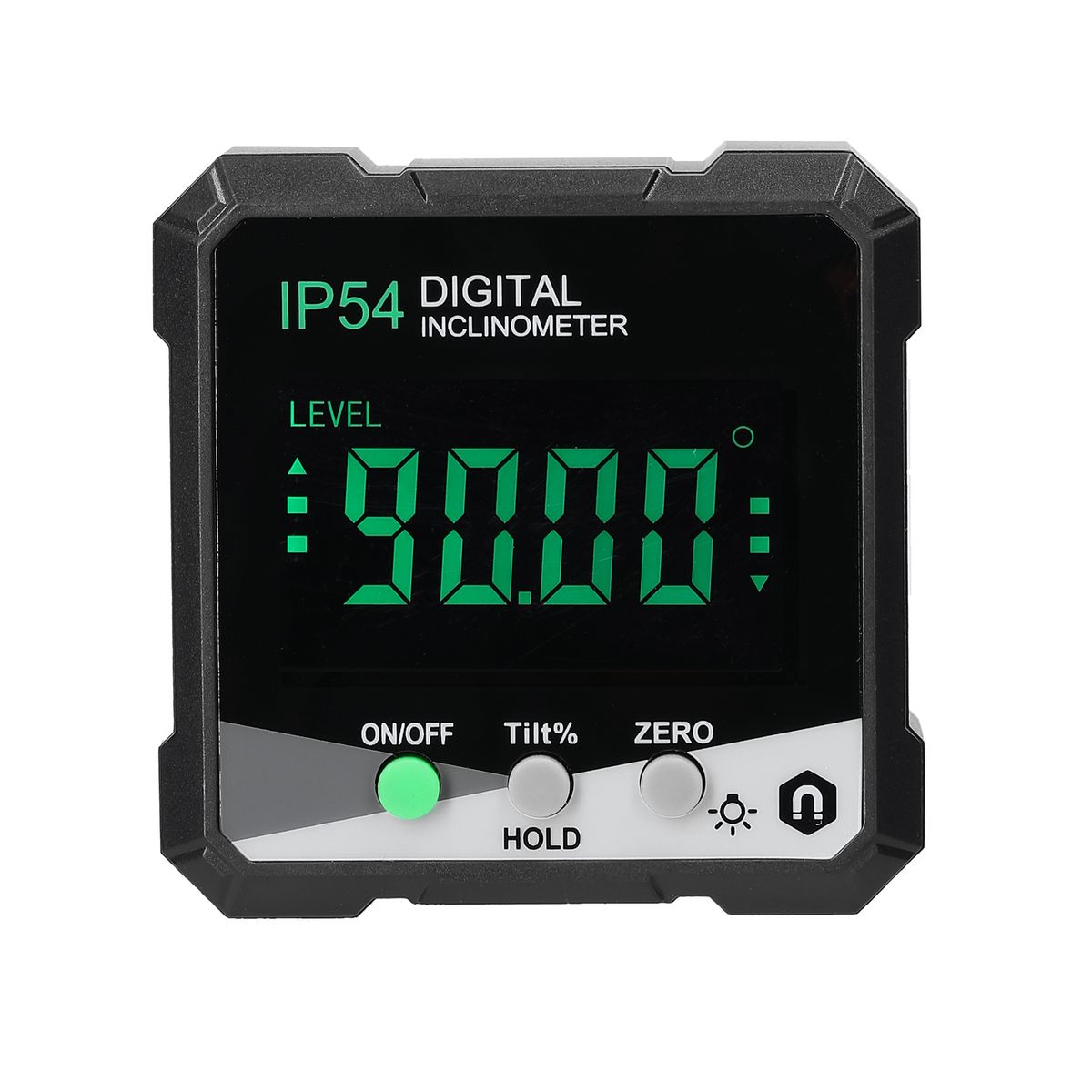 IP54 4*90° Portable Digital Inclinometer LCD Backlight