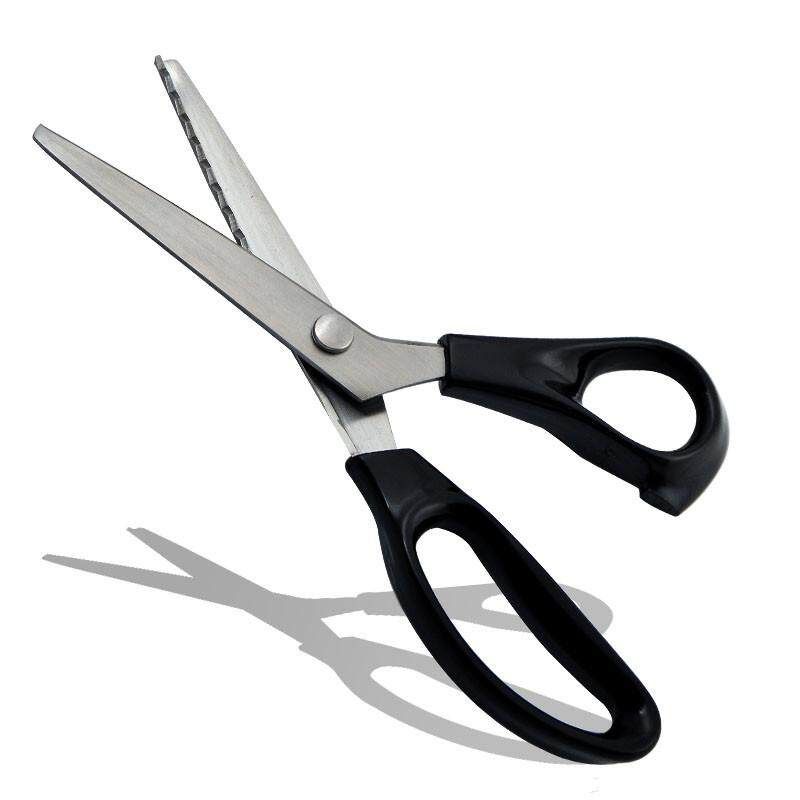 4PCS Pro Stainless Dressmaking Tailor Shears Zig Zag Pinking Sewing Cut Scissors