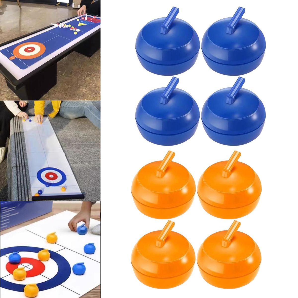8x Tabletop  Shuffleboard Accessories School