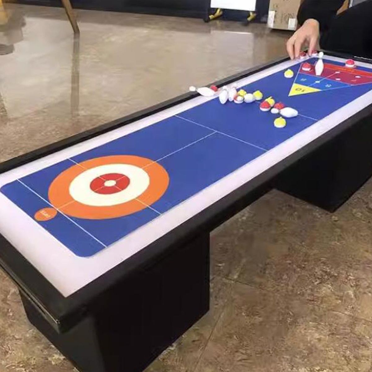 8x Tabletop  Shuffleboard Accessories School