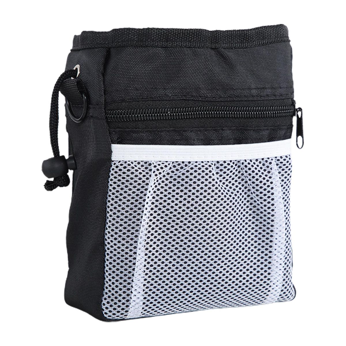 Dog Training Pouch Waist Belt Snack Treat Storage Bag Poop Bags Black