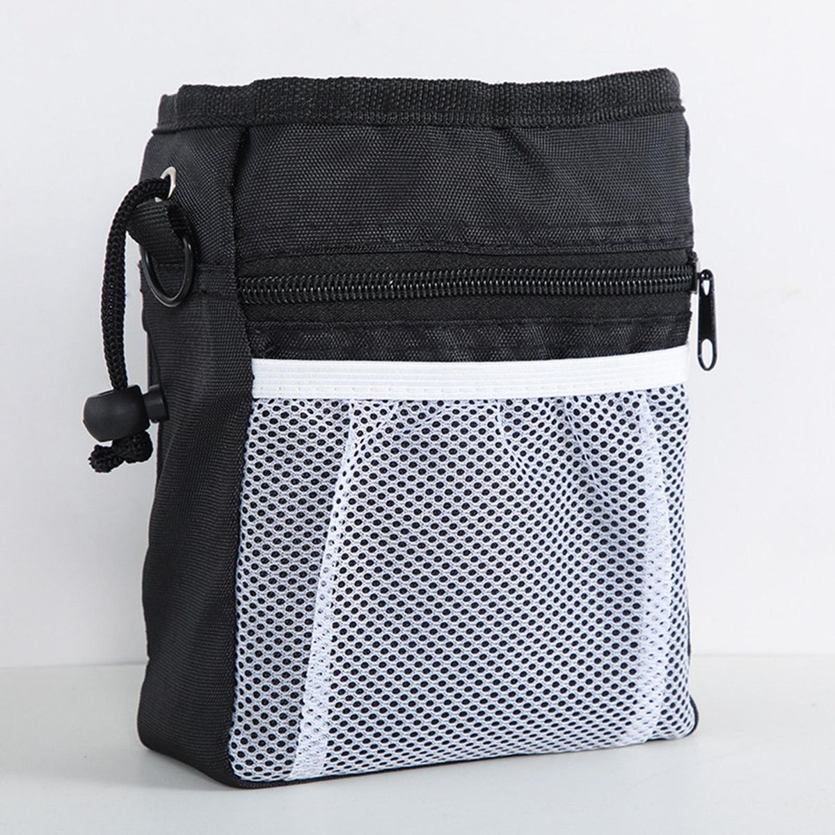 Dog Training Pouch Waist Belt Snack Treat Storage Bag Poop Bags Black