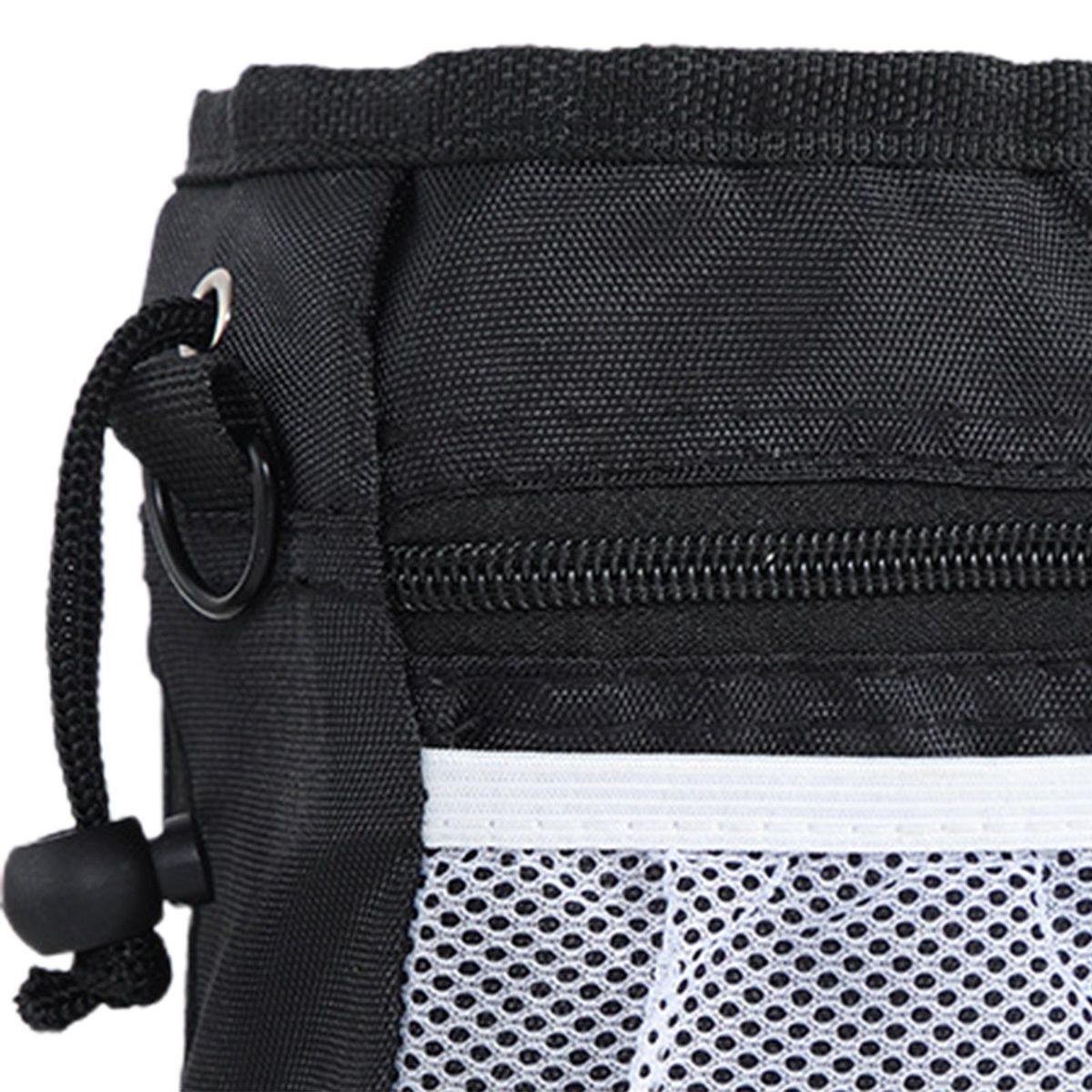 Dog Training Pouch Waist Belt Snack Treat Storage Bag Poop Bags Black