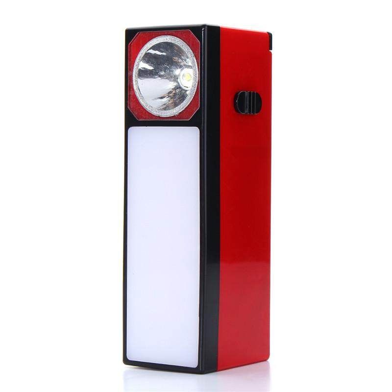 Solar Rechargeable Portable LED Flashlight Camping Reading Light Lantern Lamp