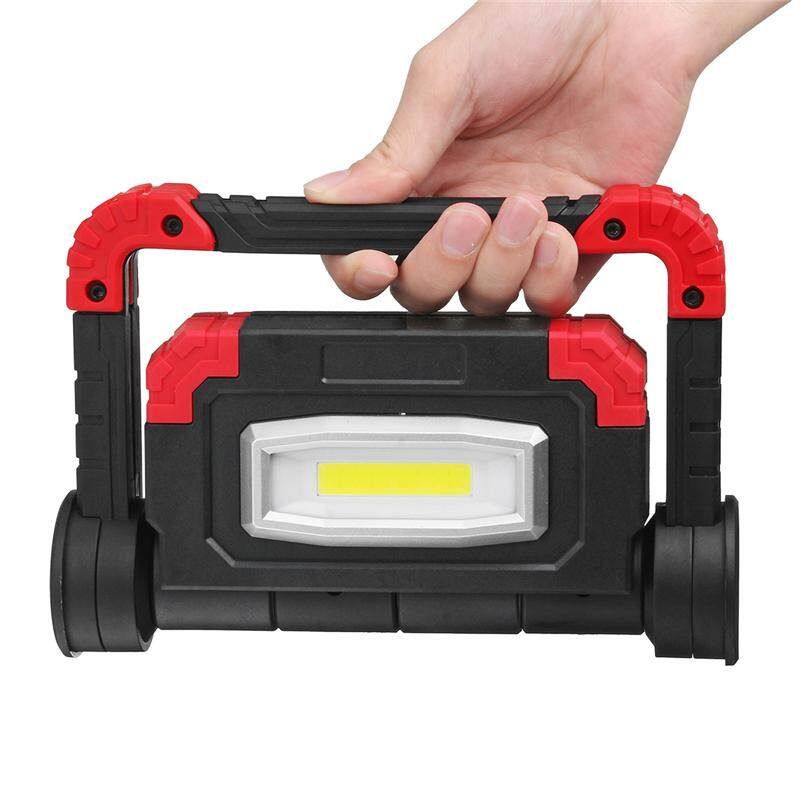 300W 3000LM LED COB Work Light USB Rechargeable/ Type Lantern Tent Lights Floodlight Emergency Foldable Rotation Pure White Outdoor Camping Lamp Lighting Aqua