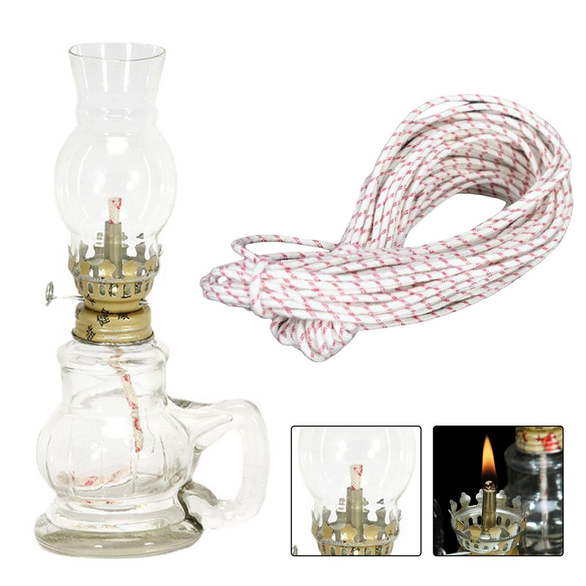 Oil Lamp Wicks Burner For Handmade Candle