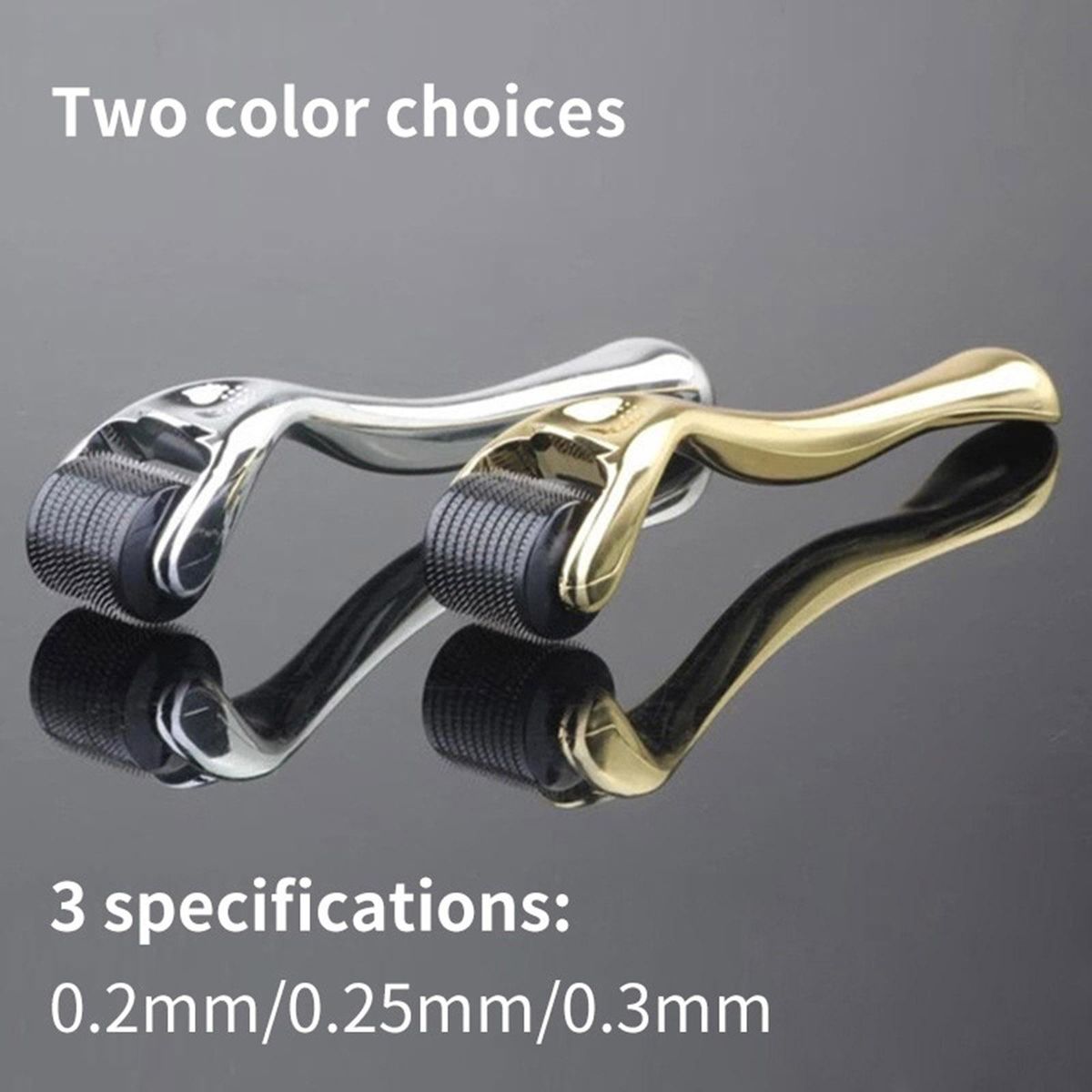 Facial Massager Rollers with Storage Case Needle Roller Skin Care Instrument for Face 3 Different Sizes Optional