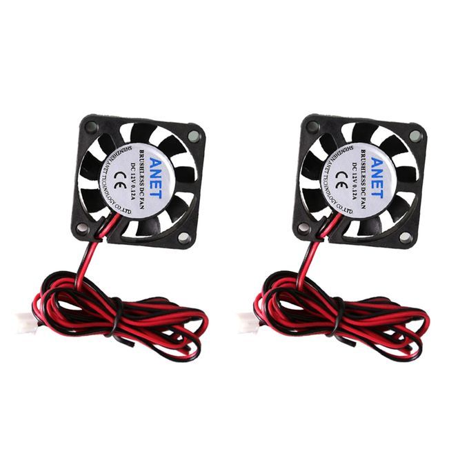 2x DC 12V Desktop PC Computer Case CPU Cooler Brushless Cooling Quiet