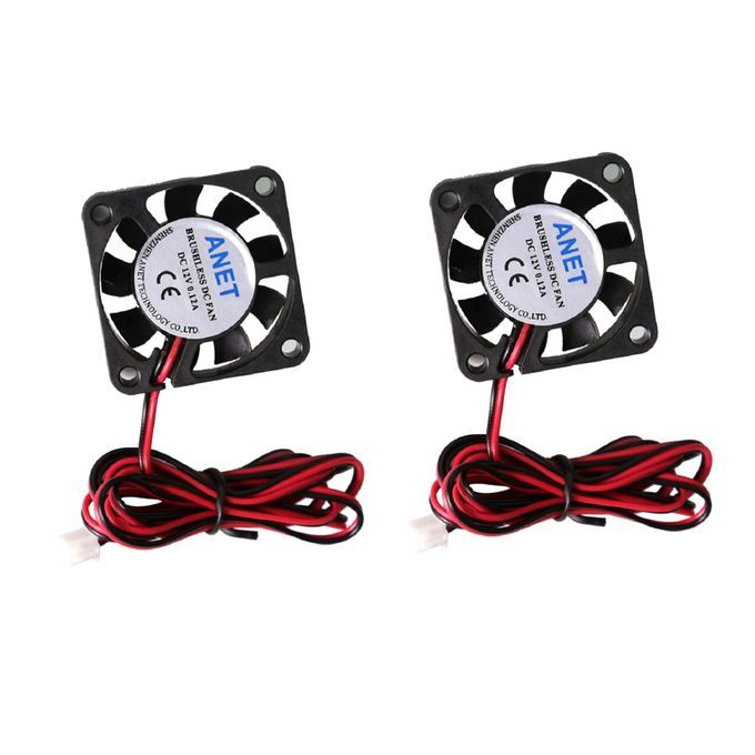 2x DC 12V Desktop PC Computer Case CPU Cooler Brushless Cooling Quiet
