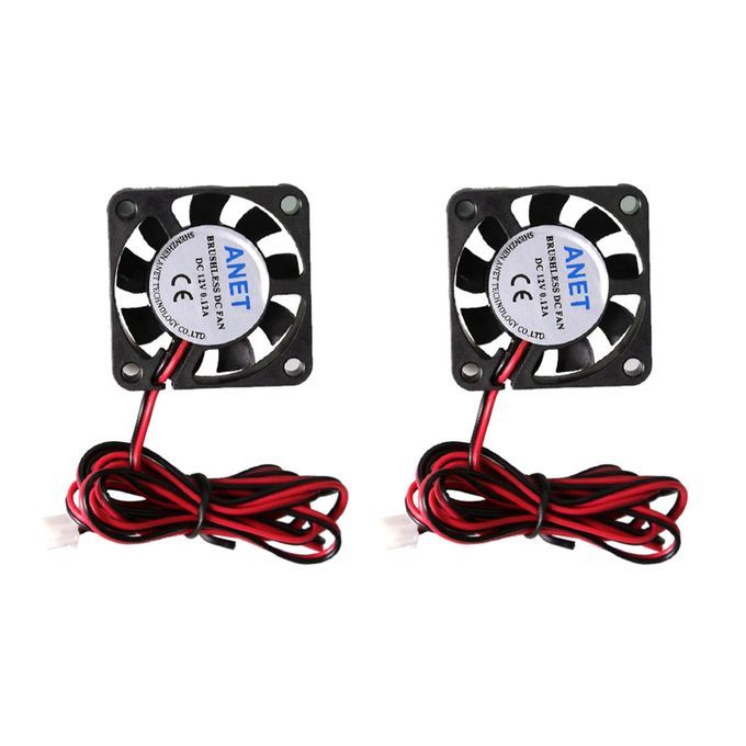 2x DC 12V Desktop PC Computer Case CPU Cooler Brushless Cooling Quiet