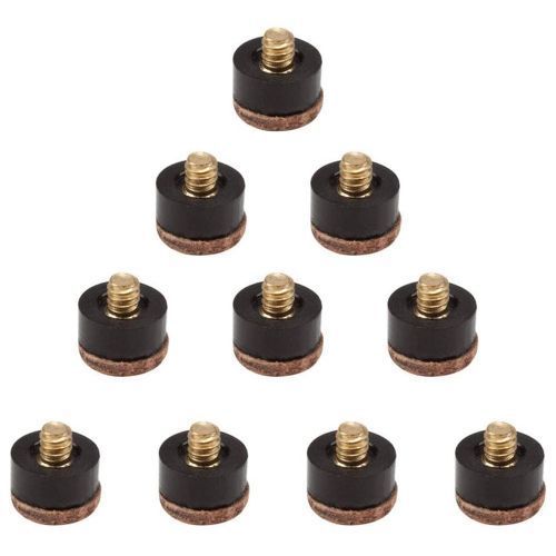 50Pcs Billiard Pool  Screw-on Tips [9mm]
