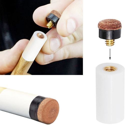 50Pcs Billiard Pool  Screw-on Tips [9mm]