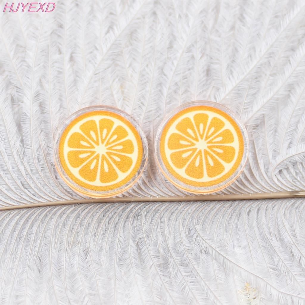 Set of 10  Acrylic Mouse orange avocado and For Earrings Flat back Laser Cut fruit Jewelry Accessories