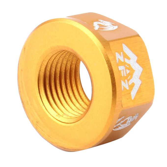 Bicycle Hub Nut M10 Folding Fixed Gear Bike Wheel Hubs Axle Screw Gold