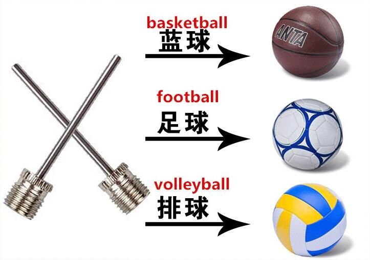 Stainless Steel Pump Ball Pin Pin Basketball Socce