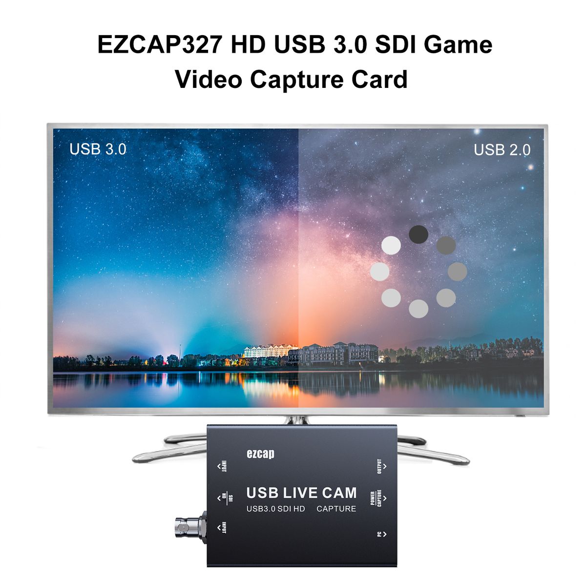 EZCAP327 HD USB3.0 SDI Game Video Capture Card 4K 30fps