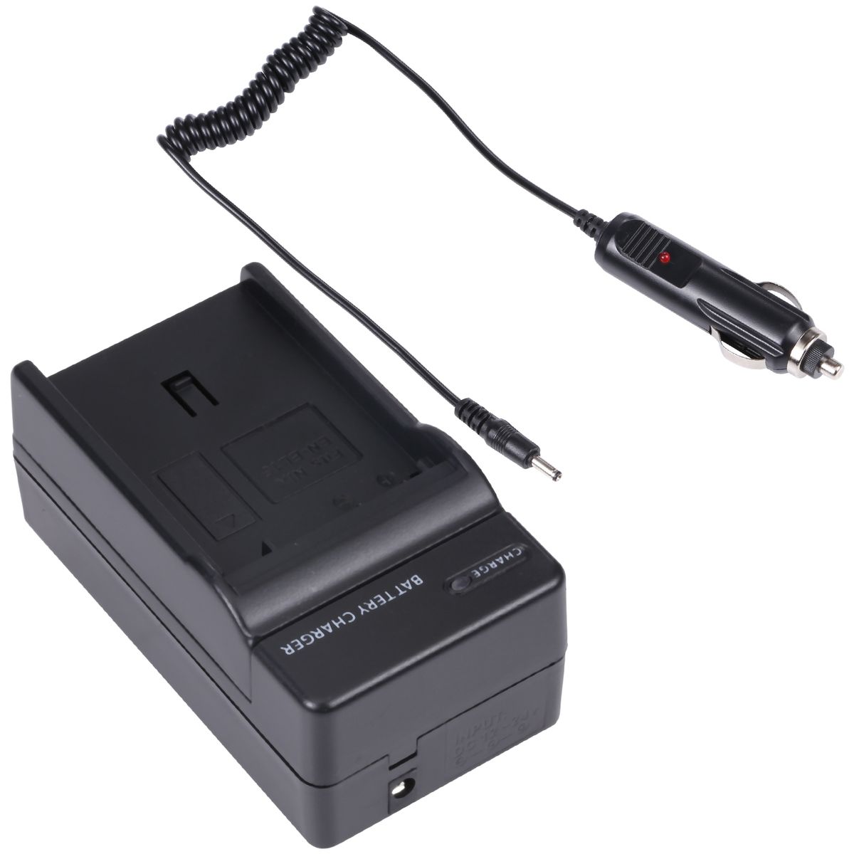 Digital Camera Battery Car Charger For Nikon ENEL15(Black)