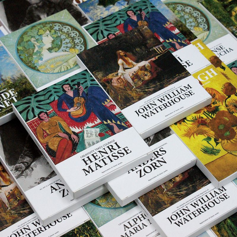 30 Sheets/set Art Museum Series Works By Ivan Shis