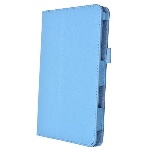 Double Folding Stand PU Leather Case Cover 7.0 Inch For Samsung T280 Light Blue