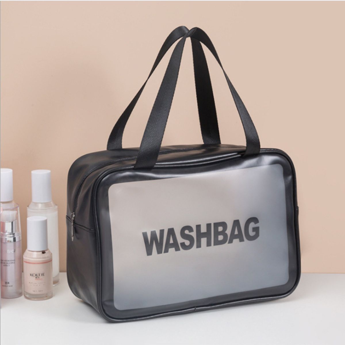 Clear Cosmetic Bags PVC Waterproof Make Up Pouch Travel