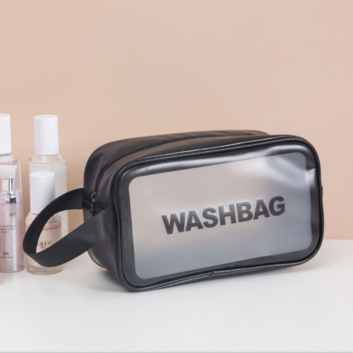 Clear Cosmetic Bags PVC Waterproof Make Up Pouch Travel