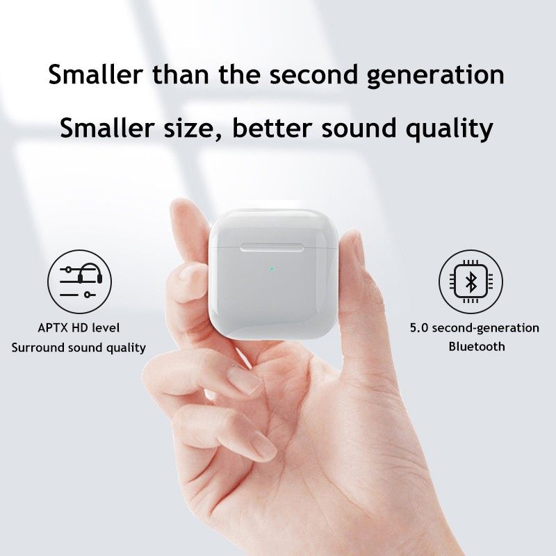 Pro4 TWS Wireless Earphone Bluetooth 5.0 Headset With Mic