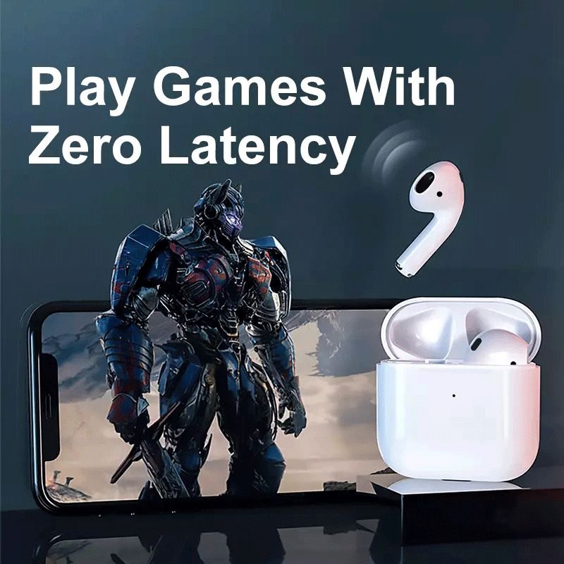 Pro4 TWS Wireless Earphone Bluetooth 5.0 Headset With Mic