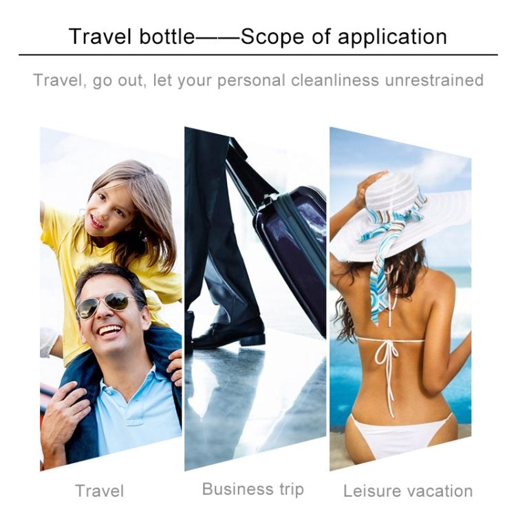 5 PCS Travel Plastic Bottles Leak Proof Portable