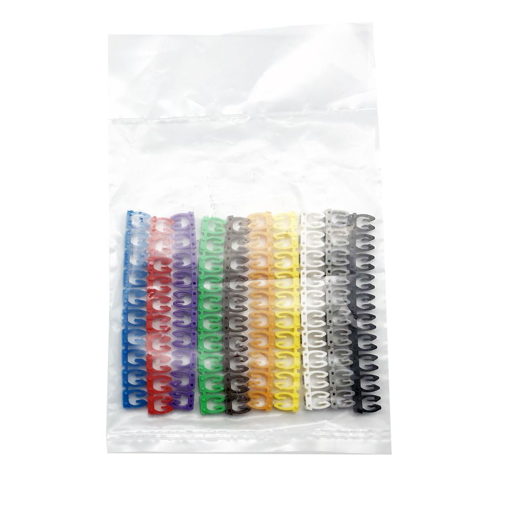 100pcsLot 0-9 0123456789 0.75mm2-6mm2 Arabic Numerals M