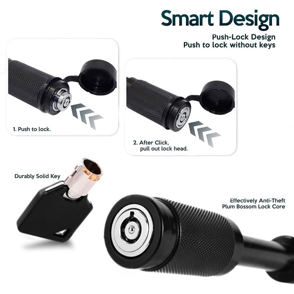 5/8 inch Trailer Lock Anti-Theft Lock Straight Rod Type