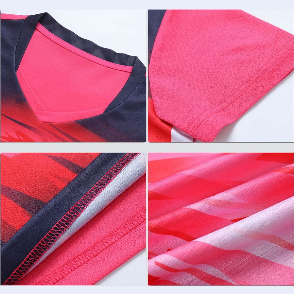 2020 New Women's Tennis T Shirts , Female Quick Dry Badminton Kit , Girl Sportwear Clothes Yellow Table Jerseys , Running Shirt