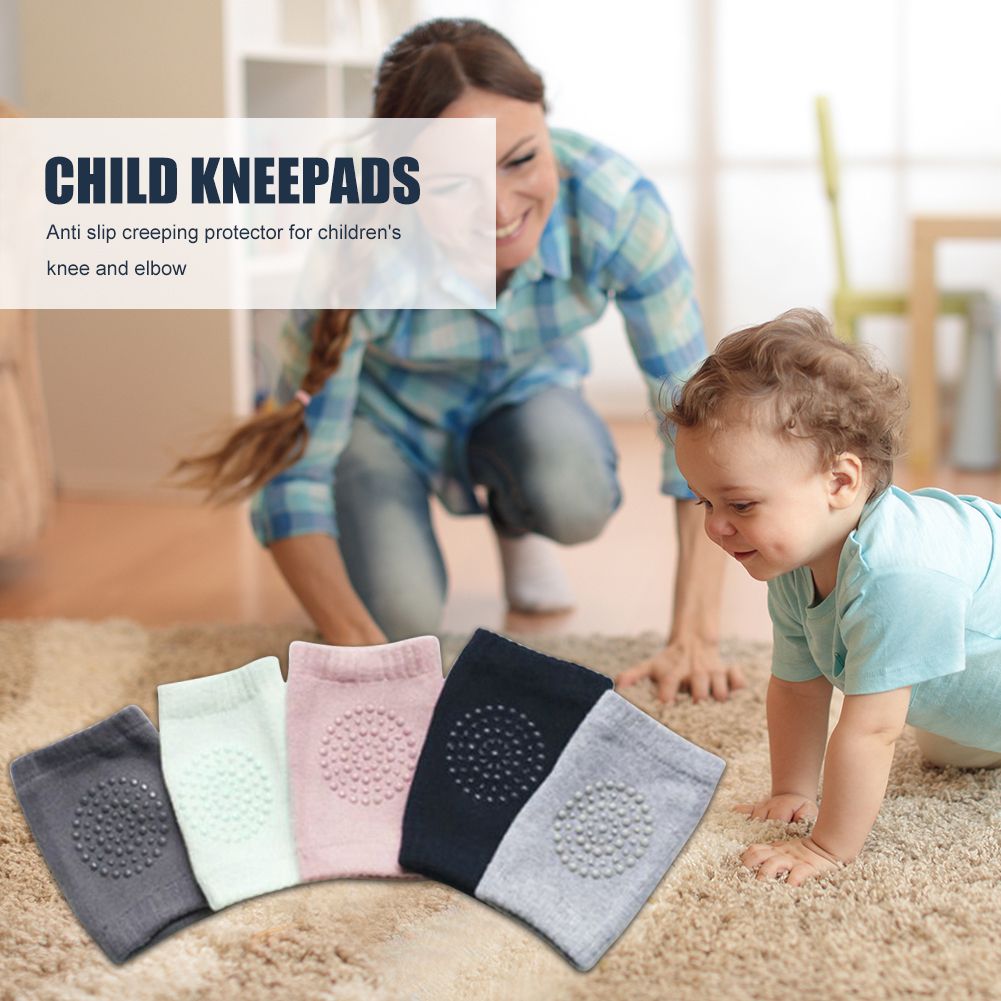 5 Pairs 6-24m Children Baby Knee Pad Elastic Breathable
