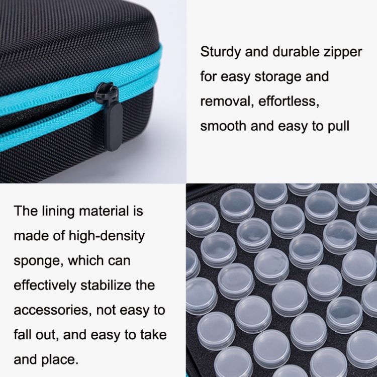 Diamond Painting Storage Bag, Style: 15 Grid Bottle (Orange)