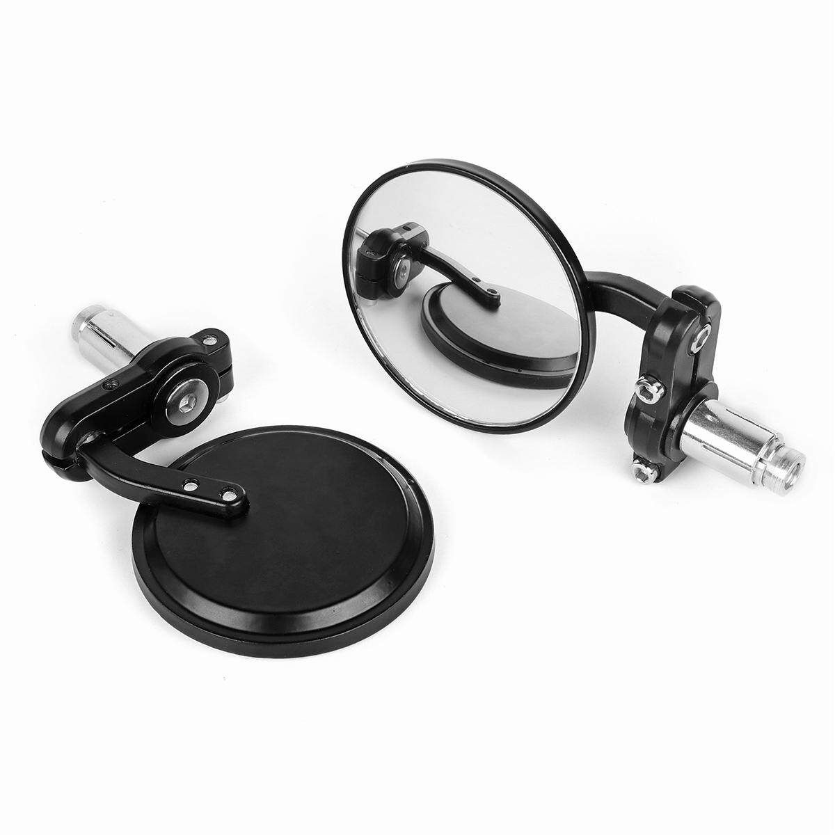 1Pair Universal Motorcycle Black 3