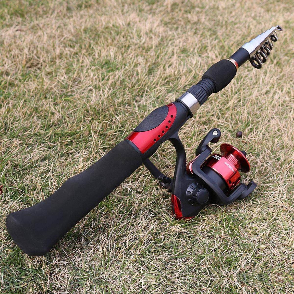 Rod Combos Spinning Pole With Reel Telescopic Travel Portable Fish Kits